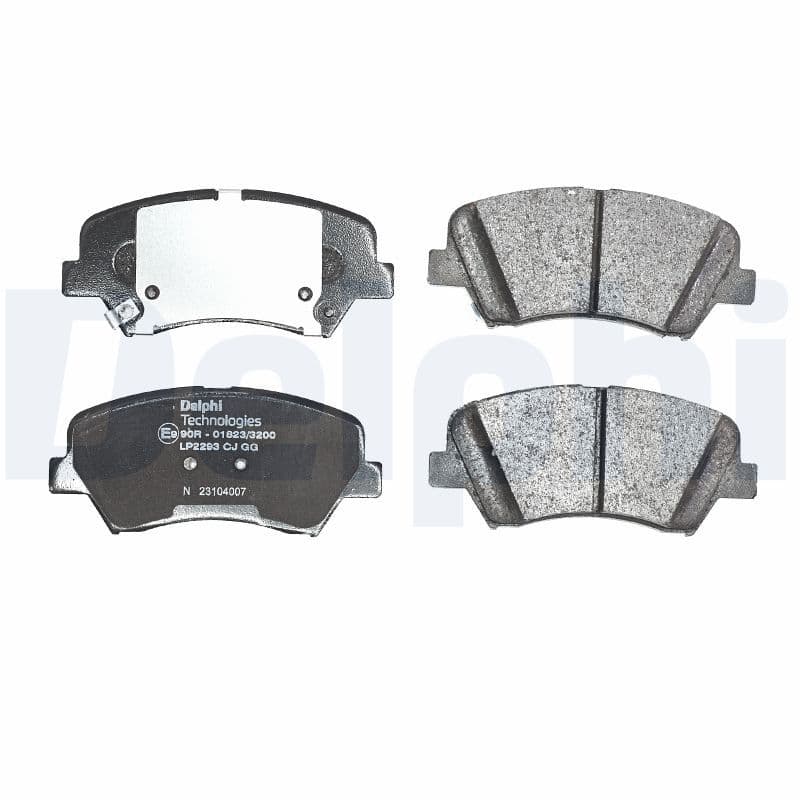 set placute frana,frana disc DELPHI LP2293