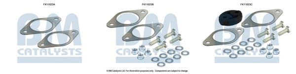 Set montaj, filtru funingine/particule BM CATALYSTS FK11023