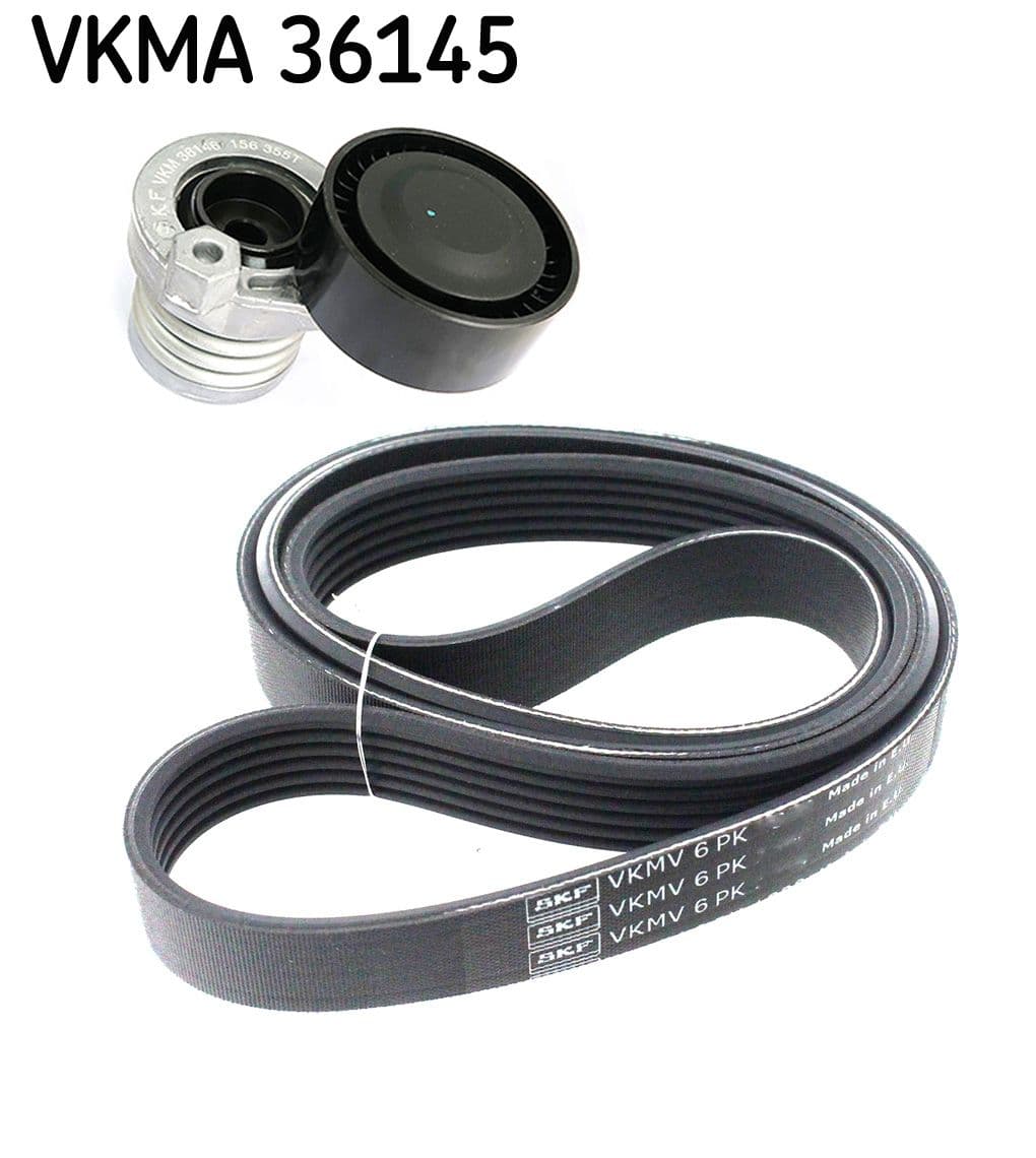 Set curea transmisie cu caneluri SKF VKMA 36145