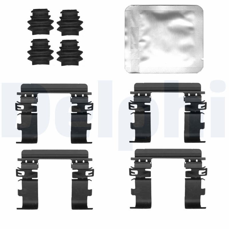 Set accesorii, placute frana DELPHI LX0833