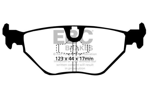 set placute frana,frana disc EBC Brakes DP4690R