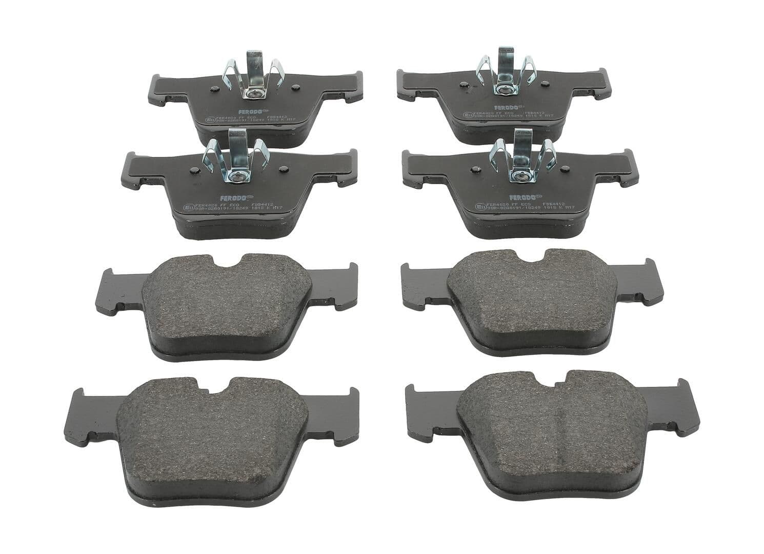 set placute frana,frana disc FERODO PREMIER ECO FRICTION FDB4412