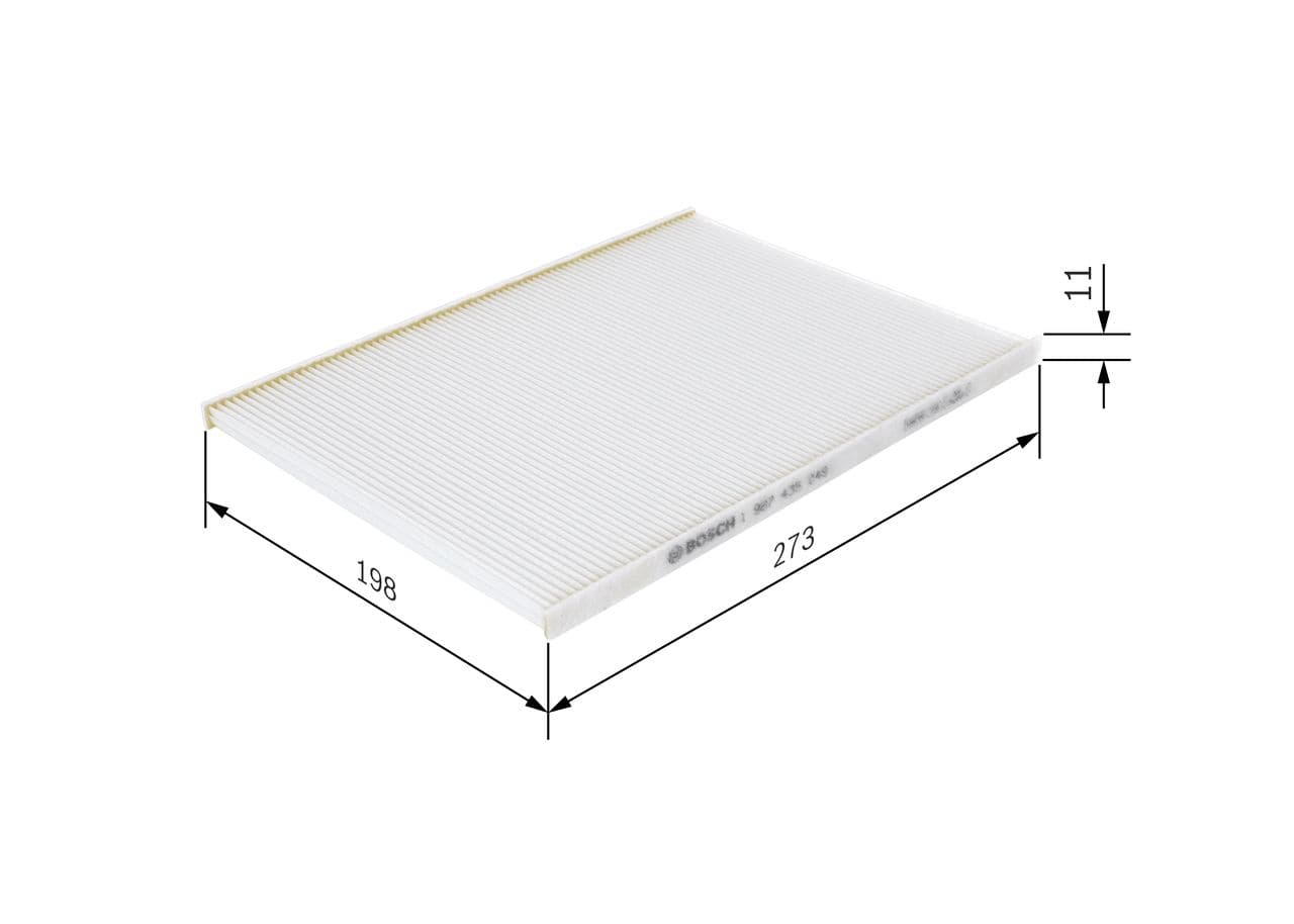 Filtru, aer habitaclu BOSCH 1 987 435 049