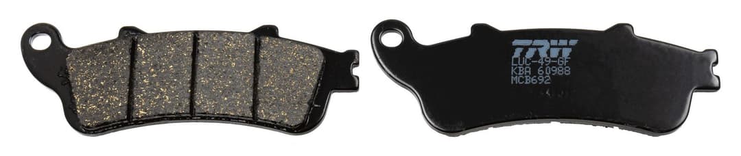 set placute frana,frana disc TRW Organic Allround MCB692