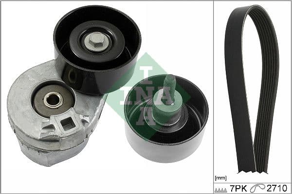 Set curea transmisie cu caneluri Schaeffler INA 529 0389 10
