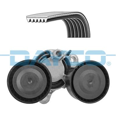 Set curea transmisie cu caneluri DAYCO KPV294