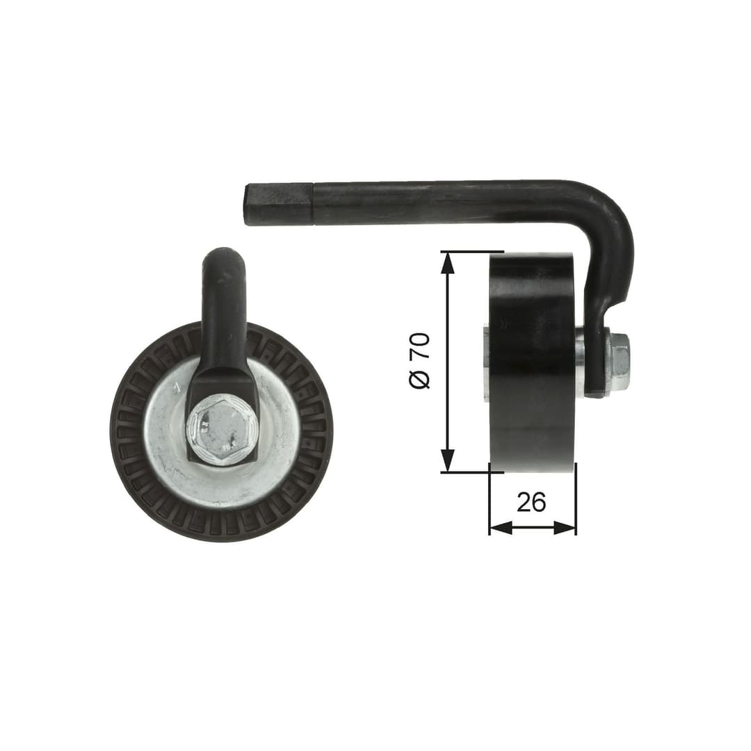 Intinzator curea, curea distributie GATES DriveAlign™ T39012