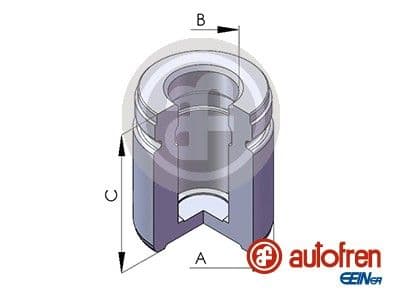 Piston, etrier frana AUTOFREN SEINSA D02577