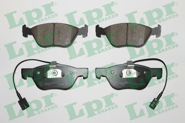 set placute frana,frana disc LPR 05P1084