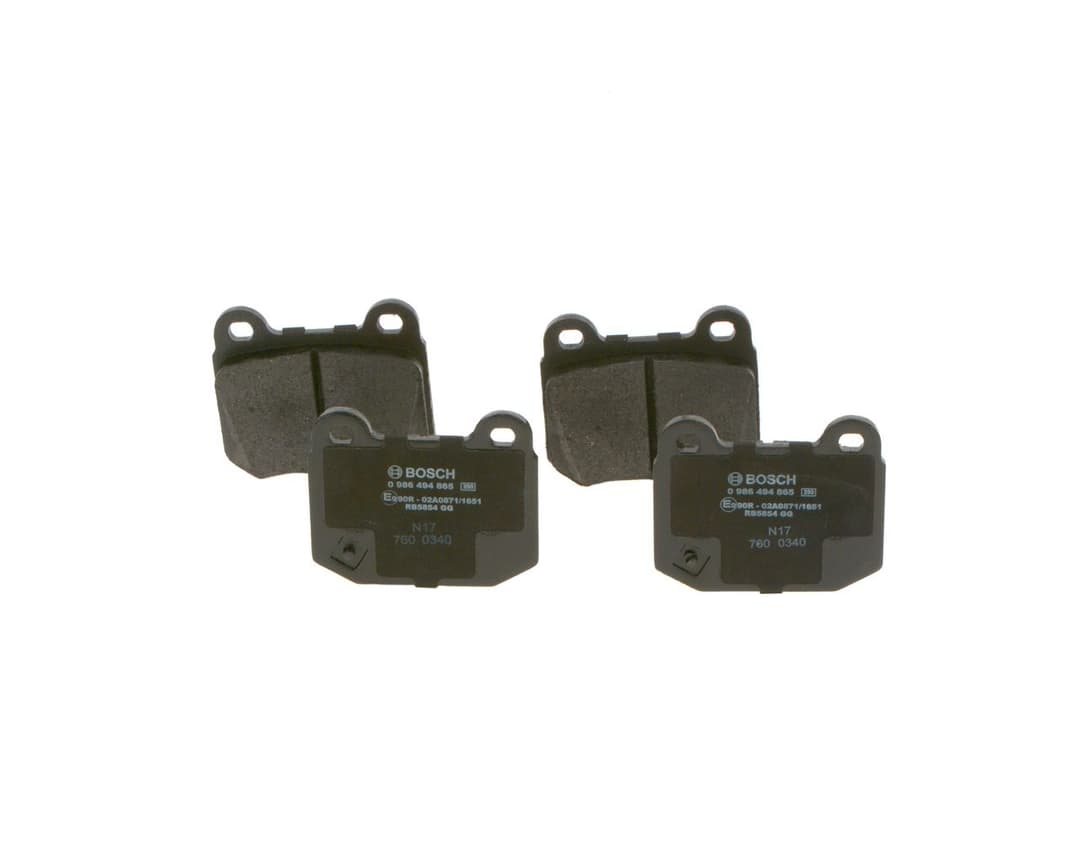 set placute frana,frana disc BOSCH 0 986 494 865
