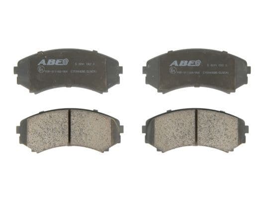 set placute frana,frana disc ABE C15040ABE