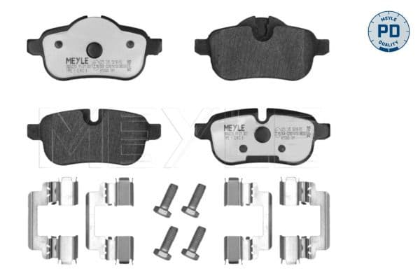 set placute frana,frana disc MEYLE -PD: Advanced performance and design. 025 245 5918/PD