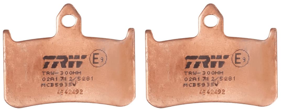 set placute frana,frana disc TRW Sinter Street MCB593SV