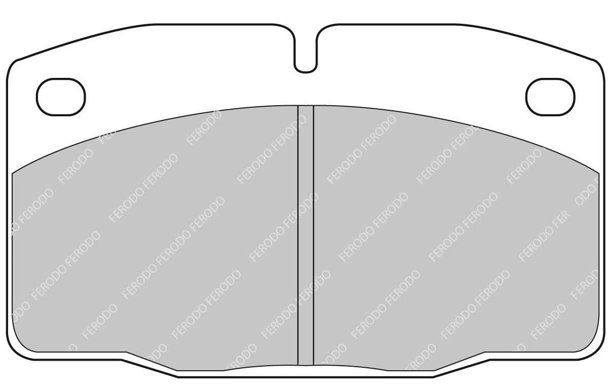 set placute frana,frana disc FERODO FCP173H