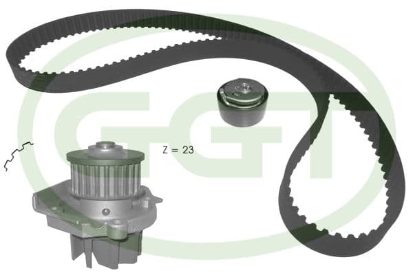 Set pompa apa + curea dintata GGT KPA20161