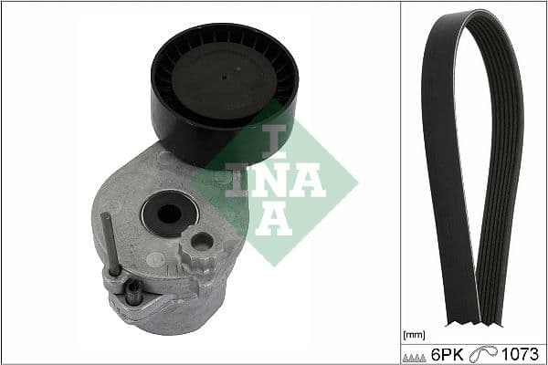 Set curea transmisie cu caneluri Schaeffler INA 529 0530 10