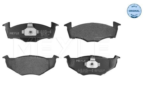 set placute frana,frana disc MEYLE -ORIGINAL: True to OE. 025 218 6617