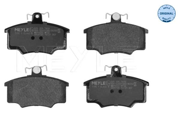 set placute frana,frana disc MEYLE -ORIGINAL: True to OE. 025 205 7419