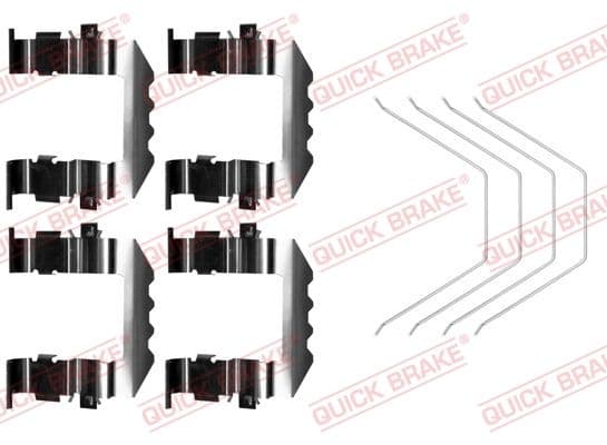 Set accesorii, placute frana QUICK BRAKE 109-0018