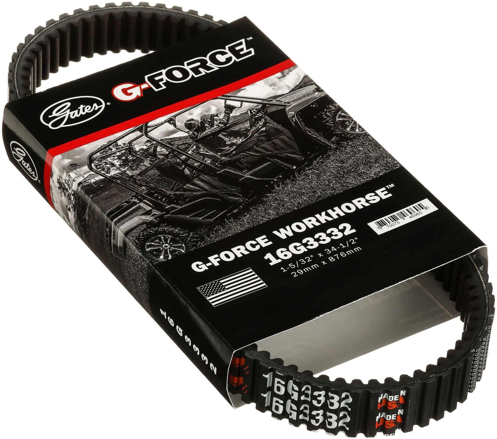 Curea de transmisie CVT GATES G-Force WorkHorse™ 16G3332