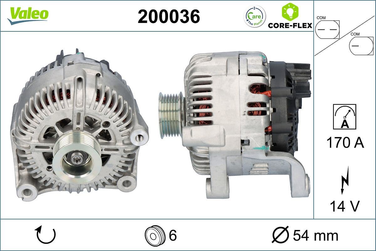 Generator / Alternator VALEO 200036