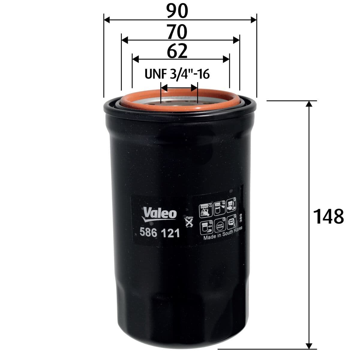 Filtru ulei VALEO 586121