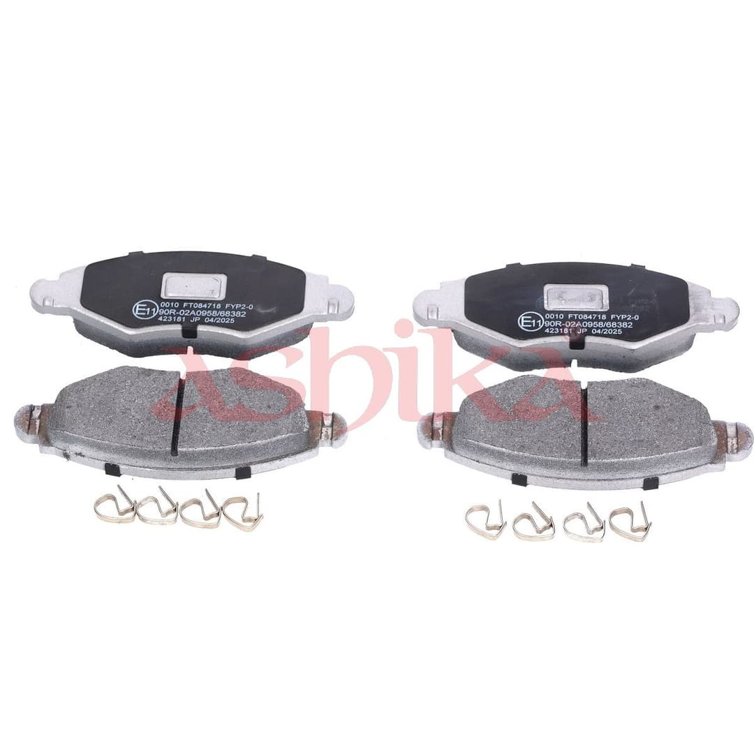 set placute frana,frana disc ASHIKA 50-00-0010