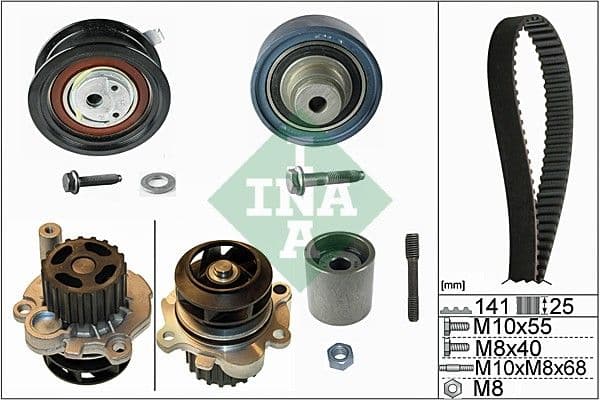 Set pompa apa + curea dintata Schaeffler INA 530 0361 31