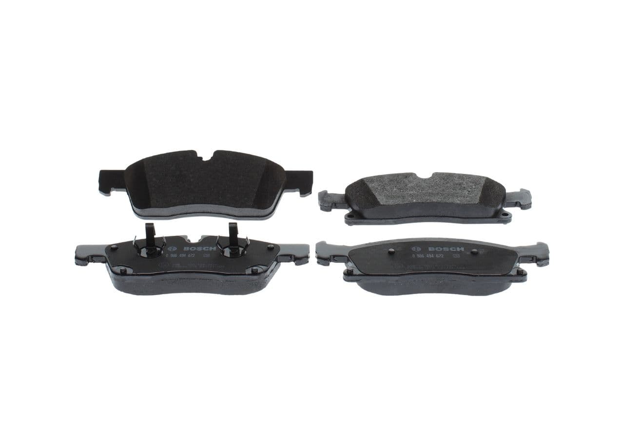 set placute frana,frana disc BOSCH 0 986 494 672
