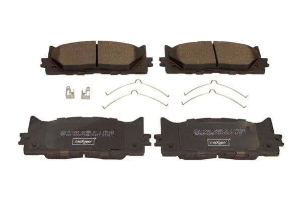 set placute frana,frana disc MAXGEAR 19-1461