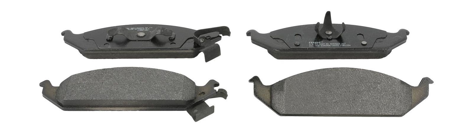 set placute frana,frana disc FERODO PREMIER FDB1254