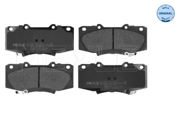 set placute frana,frana disc MEYLE -ORIGINAL: True to OE. 025 252 0917