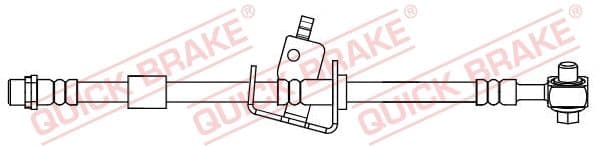 Furtun frana QUICK BRAKE 58.855X