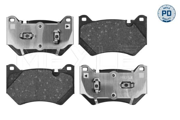 set placute frana,frana disc MEYLE 025 261 9616/PD