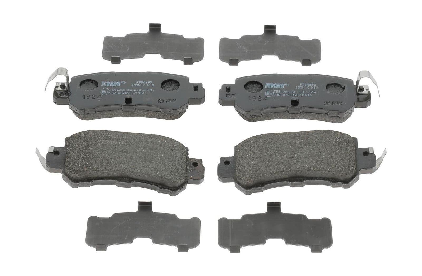 set placute frana,frana disc FERODO PREMIER ECO FRICTION FDB4892