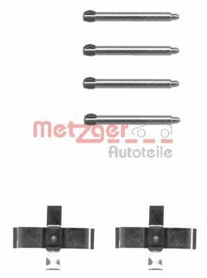 Set accesorii, placute frana METZGER 109-1195