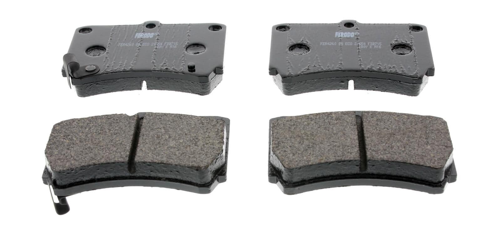 set placute frana,frana disc FERODO PREMIER ECO FRICTION FDB715