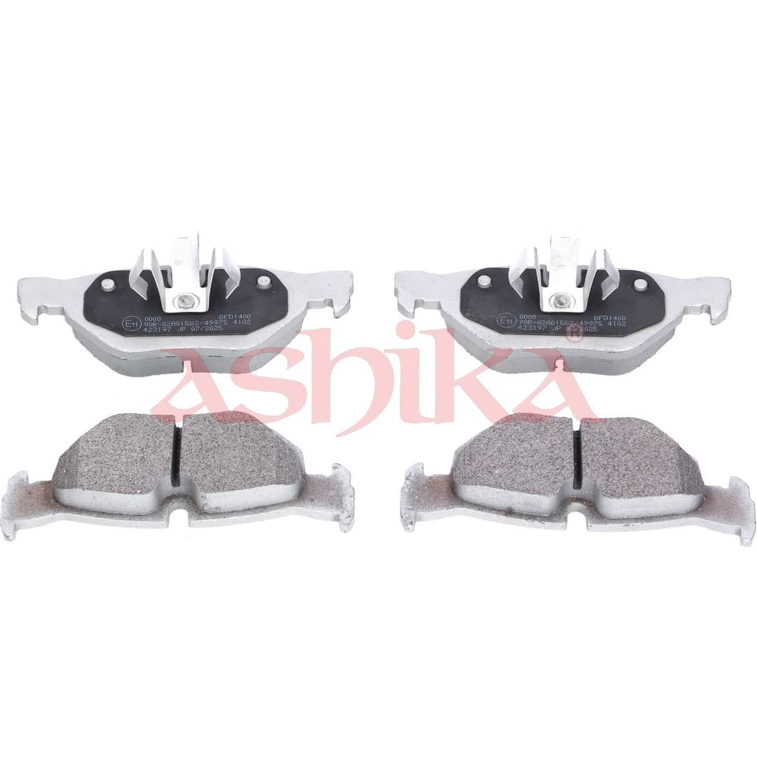 set placute frana,frana disc ASHIKA 51-00-00008
