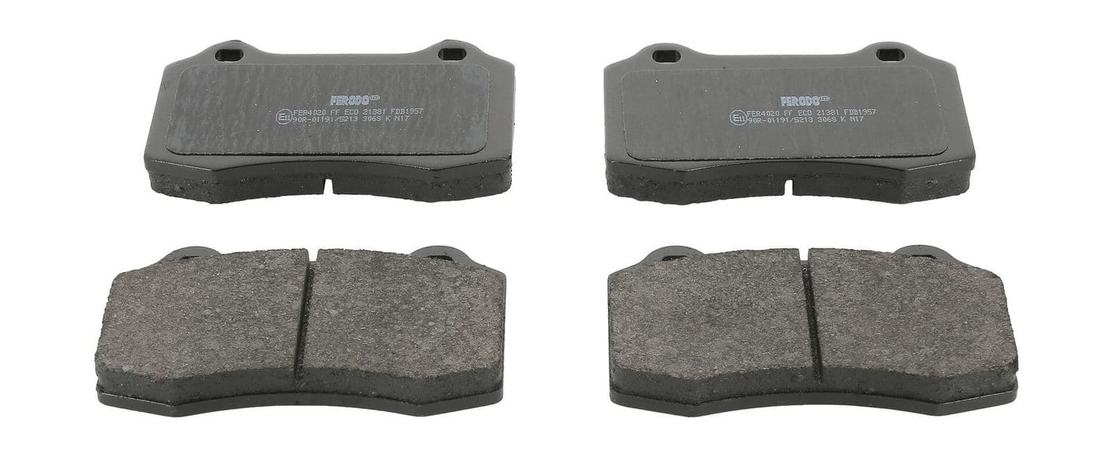 set placute frana,frana disc FERODO PREMIER ECO FRICTION FDB1957