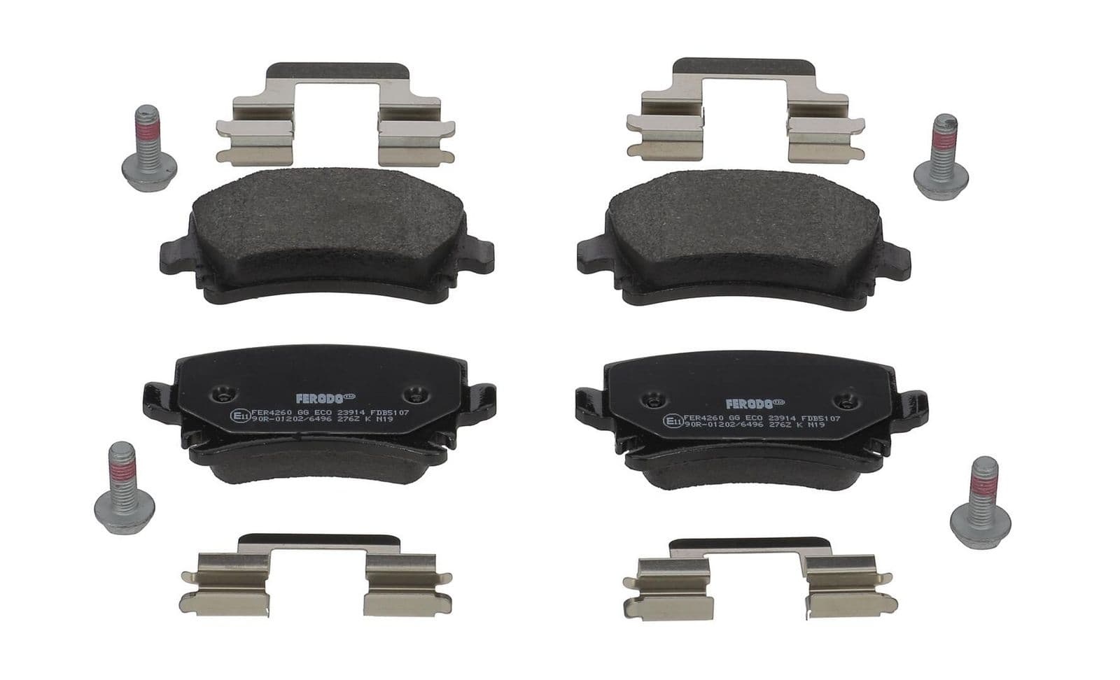 set placute frana,frana disc FERODO PREMIER ECO FRICTION FDB5107