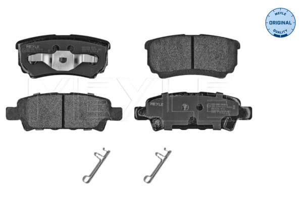 set placute frana,frana disc MEYLE -ORIGINAL: True to OE. 025 240 1416/W