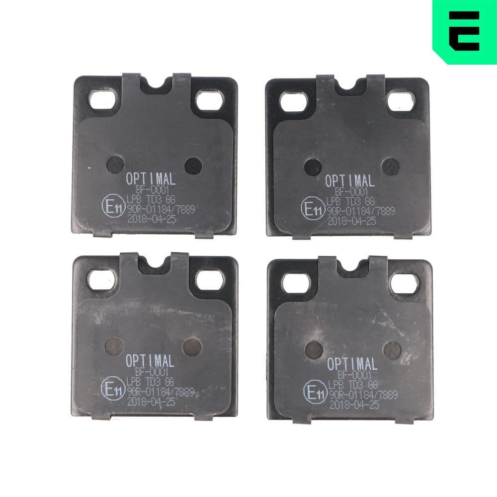 set placute de frana,frana de parcare cu disc OPTIMAL BF-0001
