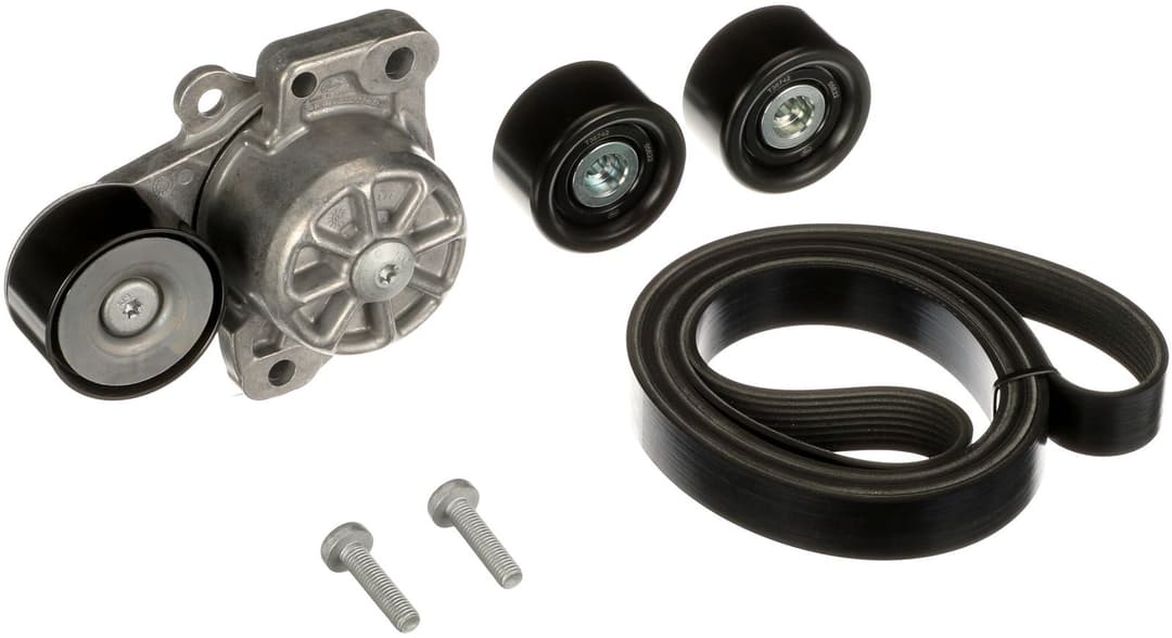Set curea transmisie cu caneluri GATES FleetRunner™ Micro-V® K018PK2553HD