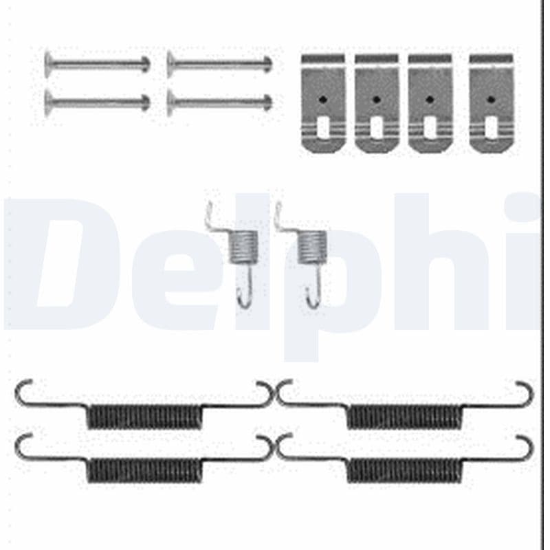 set accesorii, saboti frana parcare DELPHI LY1399