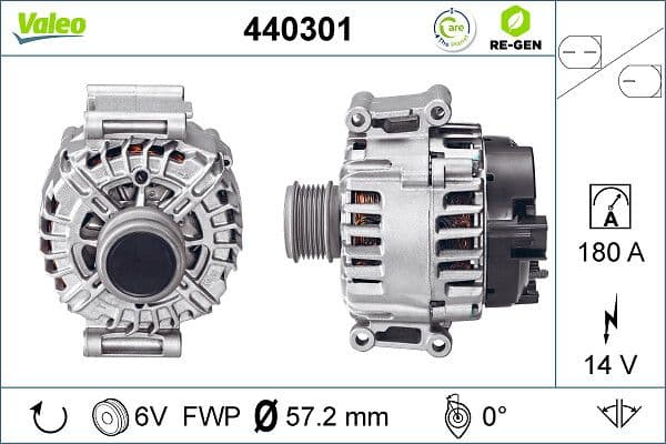 Generator / Alternator VALEO 440301