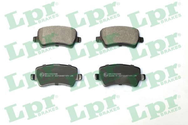 set placute frana,frana disc LPR 05P1474