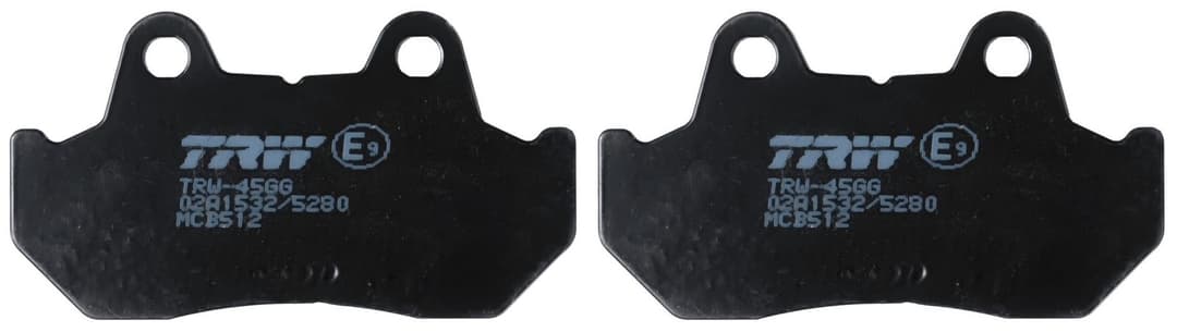 set placute frana,frana disc TRW MCB512