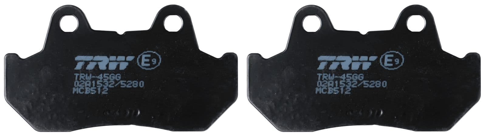 set placute frana,frana disc TRW MCB512