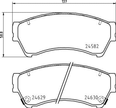 set placute frana,frana disc BREMBO PRIME LINE P 49 060