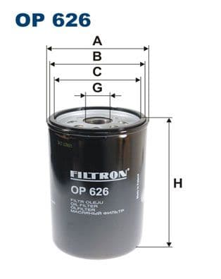 Filtru ulei FILTRON OP 626